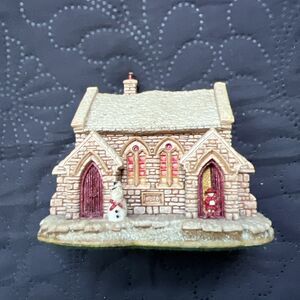 Vintage Lilliput Lane "St. Joseph School" Dated 1994, The Christmas Collection
